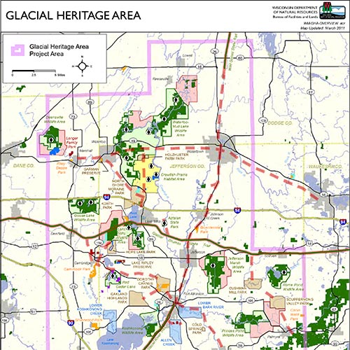 Glacial Heritage Area Overview Map