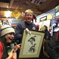 Winners of a raffle at Cambridge Lions Club Fisheree