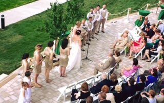 Fort Atkinson Club outdoor wedding
