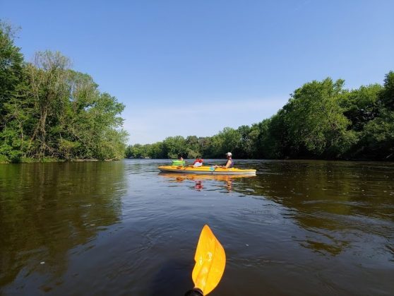 Kayak in the Rock River