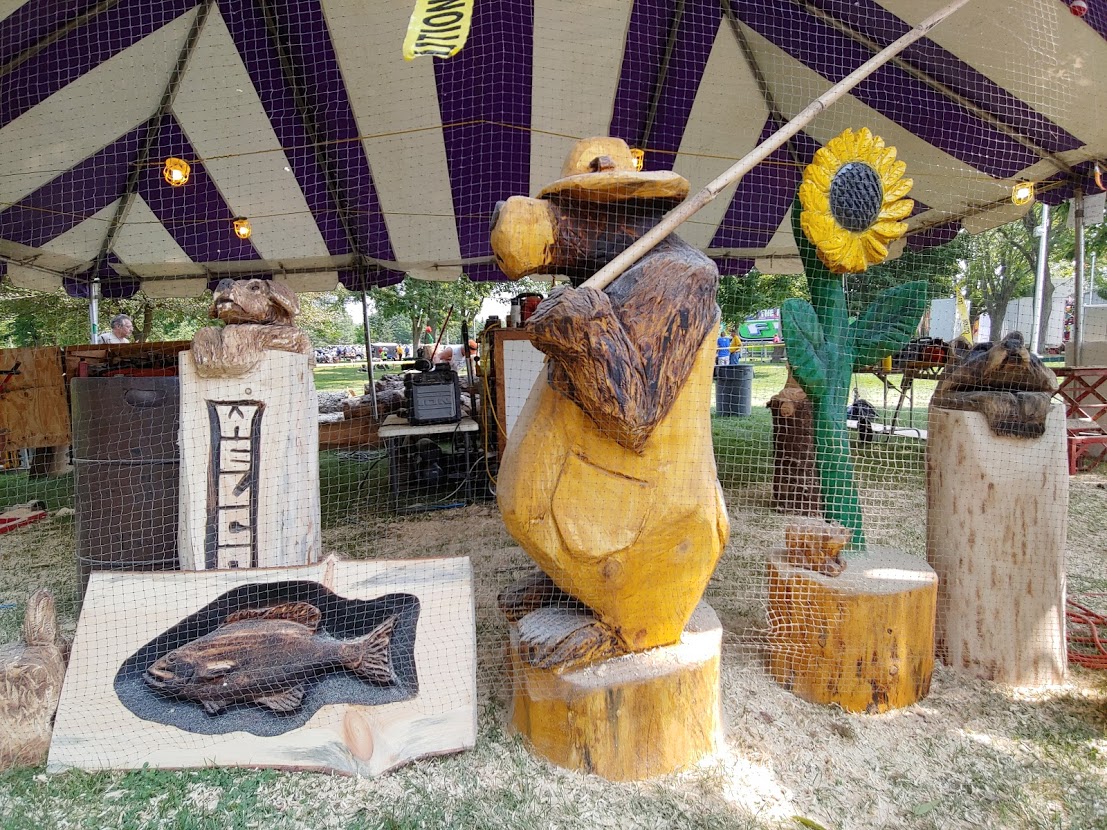 Chainsaw Carvings at Watertown Riverfest