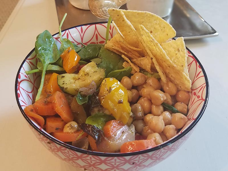 Roasted Veggie Protein Bowl from Cambridge Market Cafe