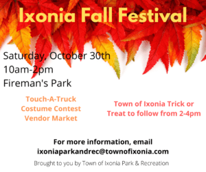 Ixonia Fall Festival Flyer