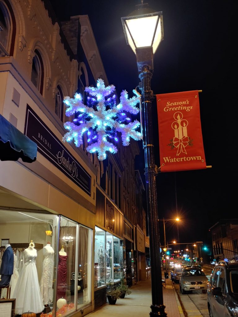 Downtown Watertown Holiday Decoration