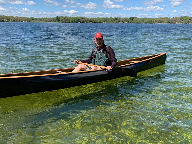 Canoeing Lake Ripley