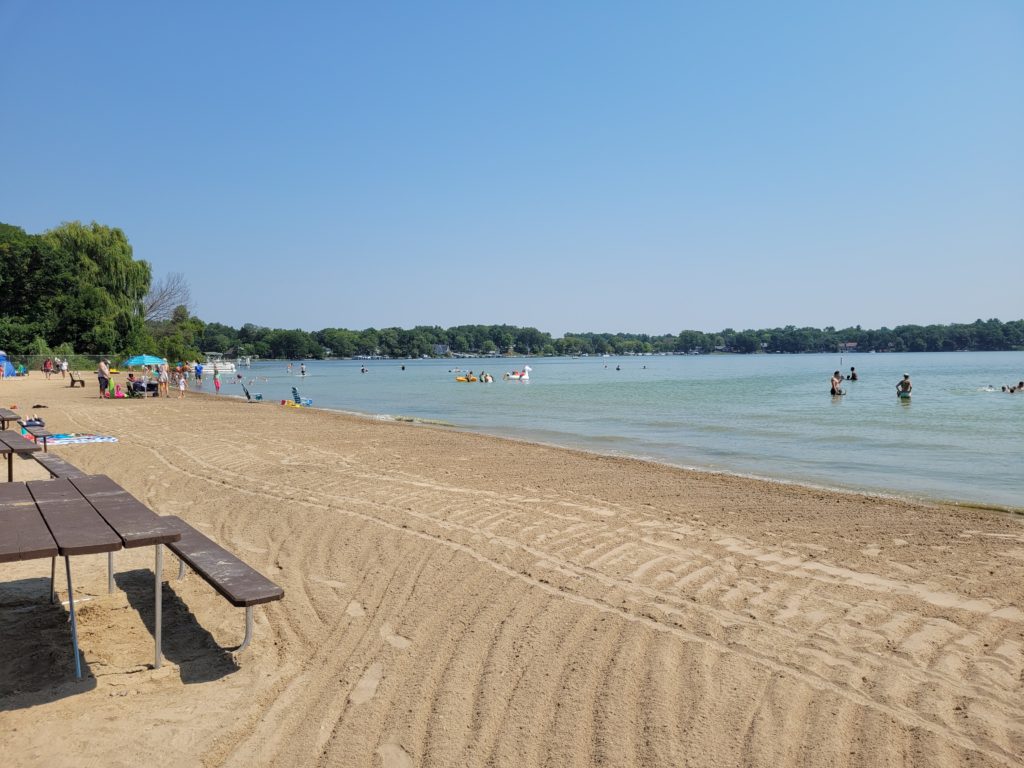 Lake Ripley Park beach