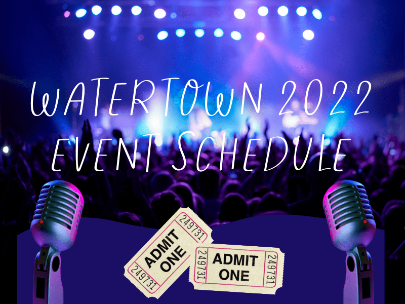 Watertown Event Schedule Banner
