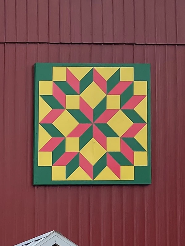 The Oliver Quilt - Jefferson County Wisconsin Barn Quilt Tour