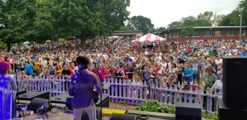 Watertown Riverfest Crowd Abba Concert 2019