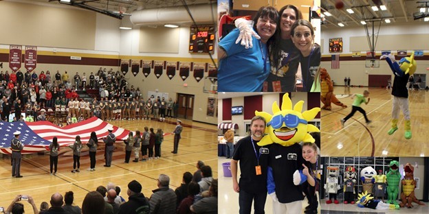 Hoops for hope ceremony