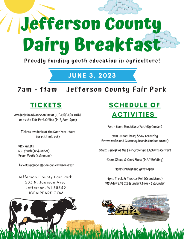 Jefferson County Dairy Breakfast Enjoy Jefferson County Wisconsin Tourism