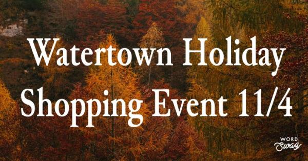 Holiday Shopping event at the Market Watertown