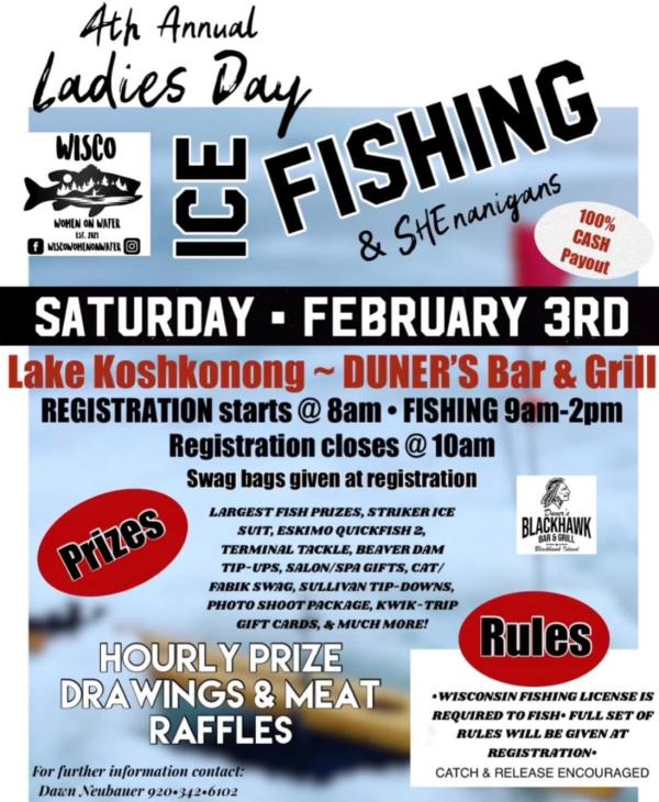 4th Annual Women's Ice Fishing Event - Enjoy Jefferson County Wisconsin  Tourism