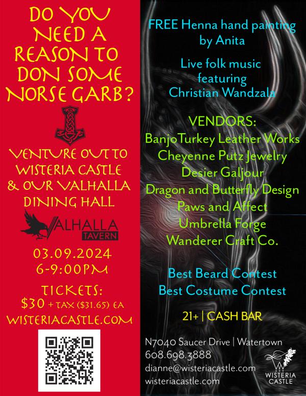 Viking-Norse-Evening-Wisteria-Castle-flyer